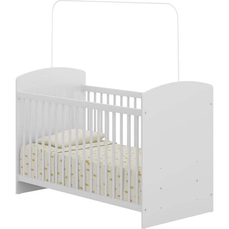 KIDSCOOL - Cuna 91,5x73x135 cm blanco