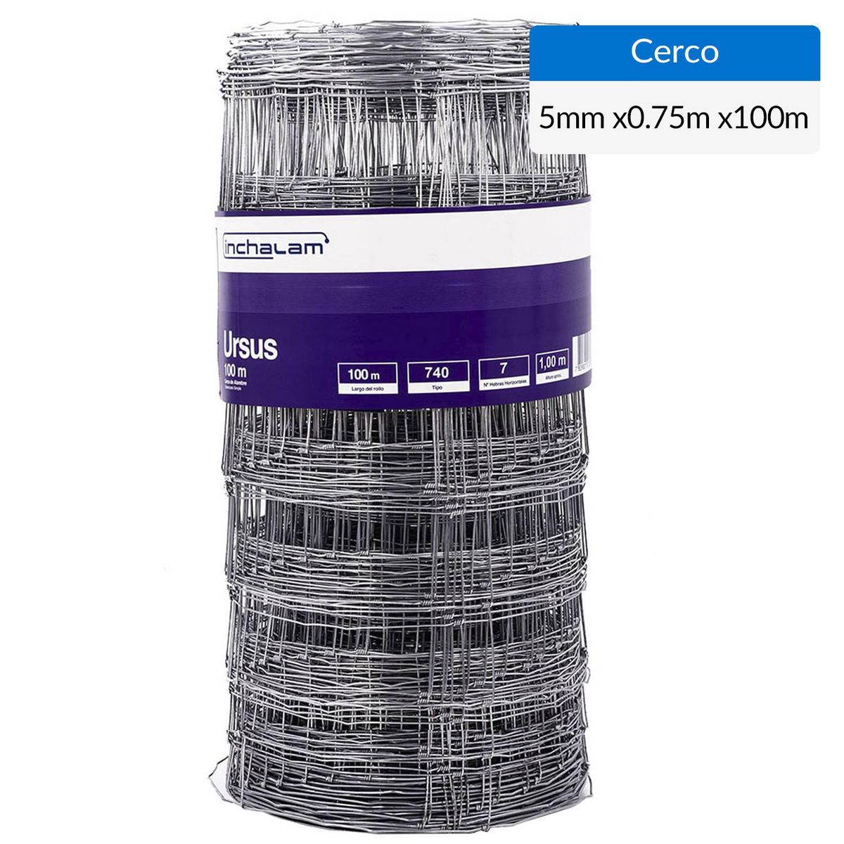 INCHALAM - 0.75x100 m Cerco Ursus Tipo 530