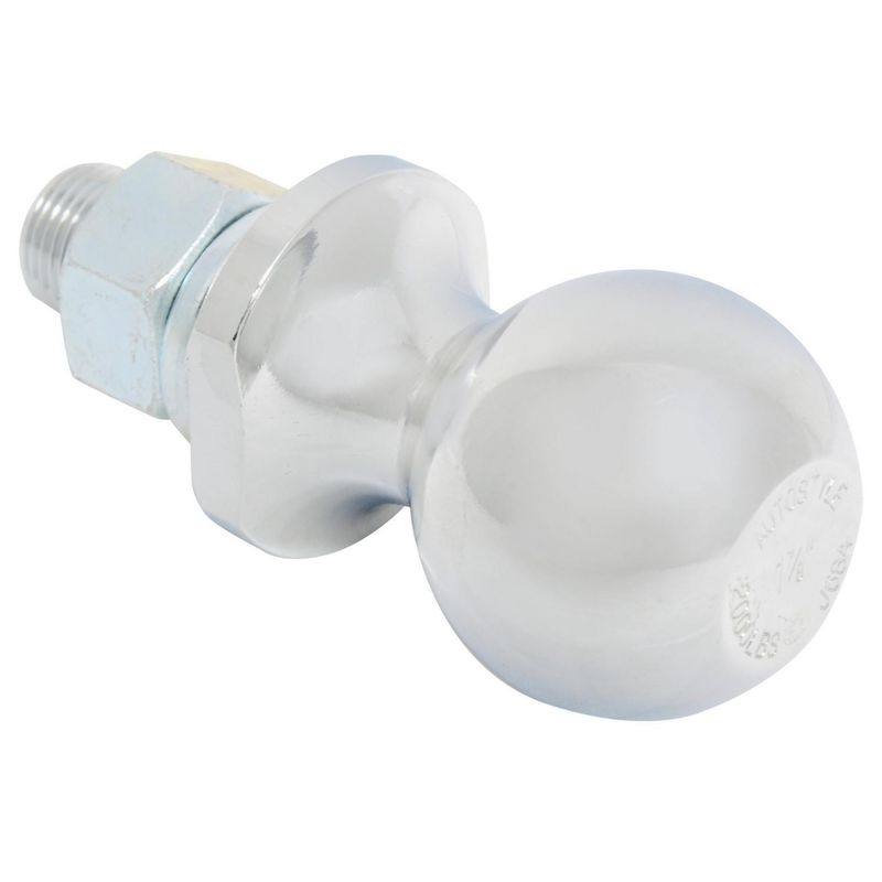 AUTOSTYLE - Coco de arrastre acero 1 7/8"X3/4" Plateado 2000 Libras