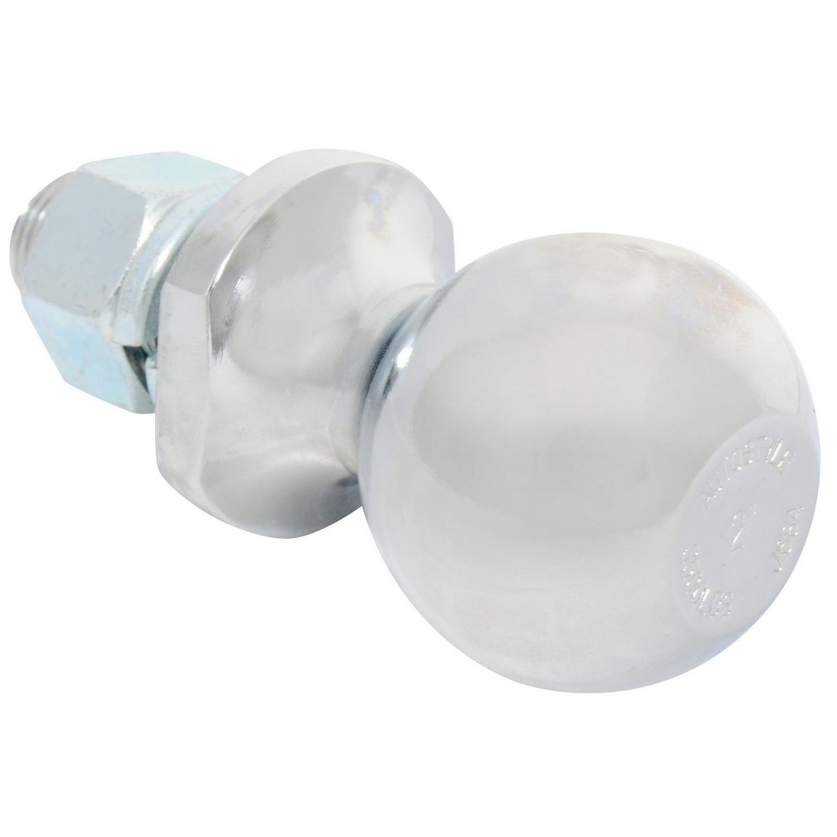 AUTOSTYLE - Coco de arrastre acero  2"X3/4" Plateado 3500 Libras