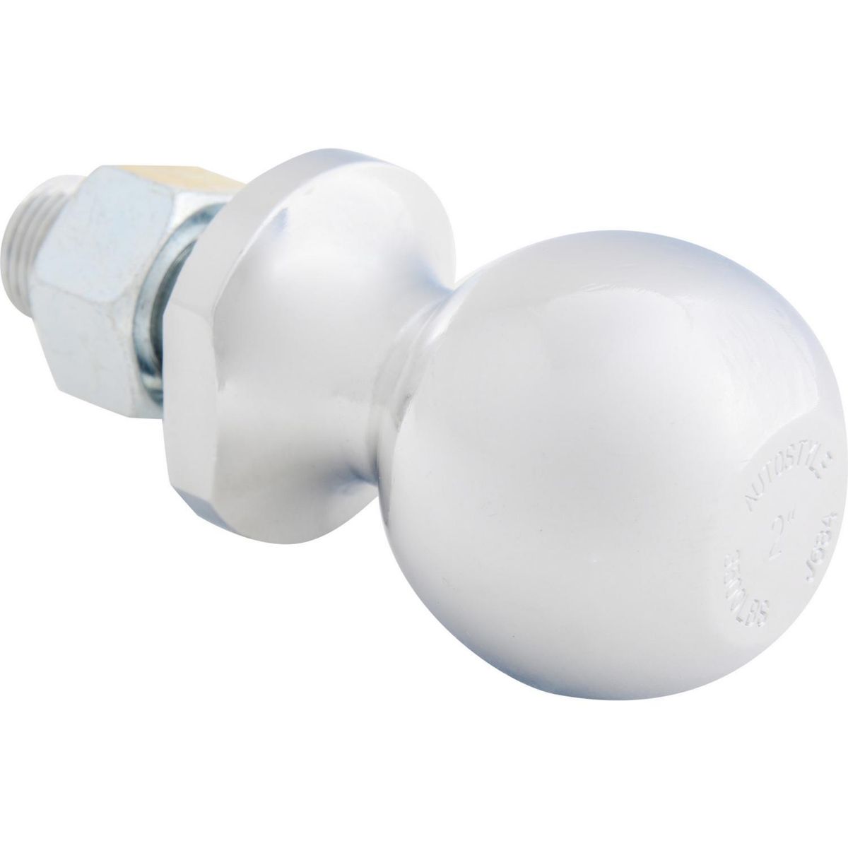 AUTOSTYLE - Coco de arrastre acero 2"X1" Plateado 6000 Libras