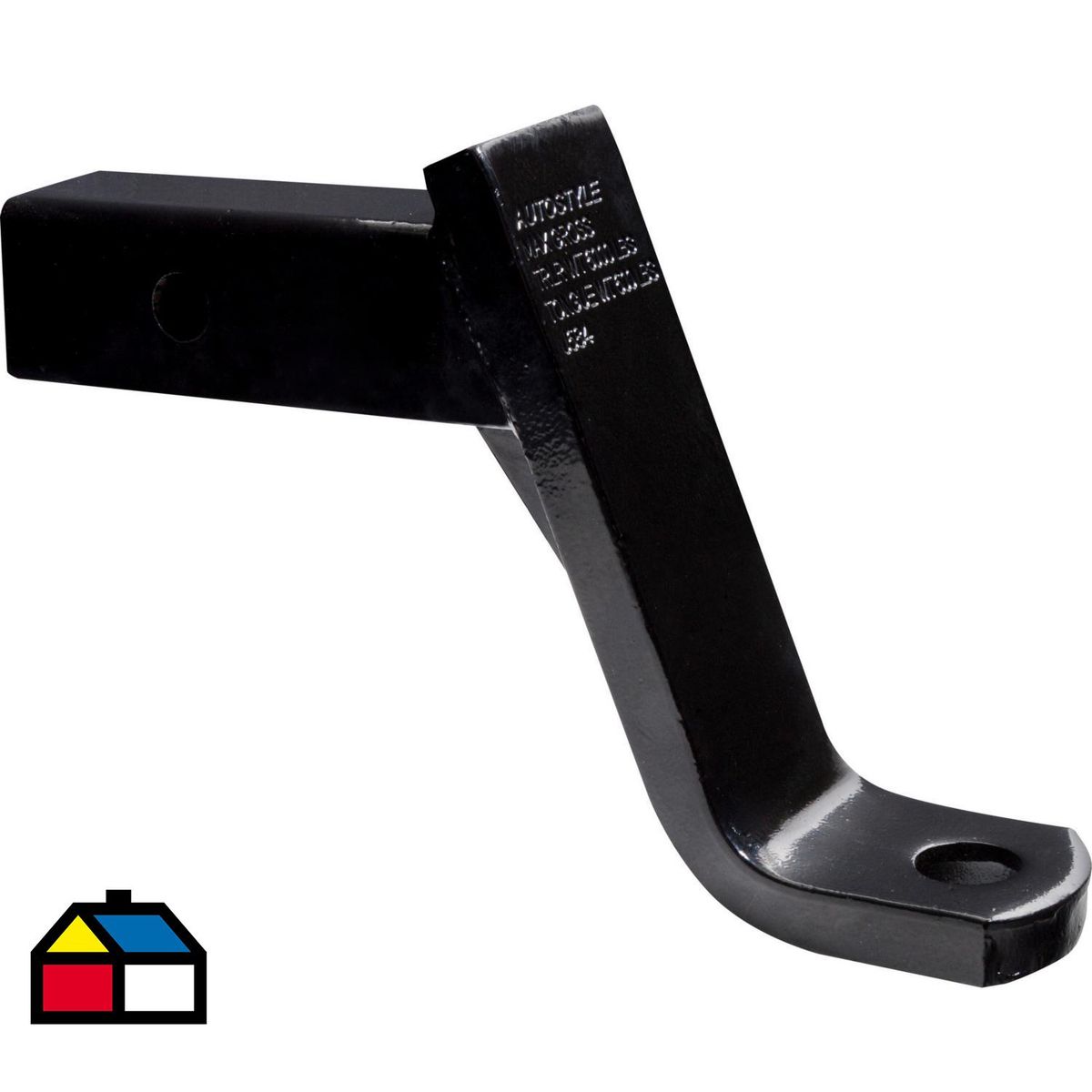 AUTOSTYLE - Montaje para coco acero 25,4x15 cm negro