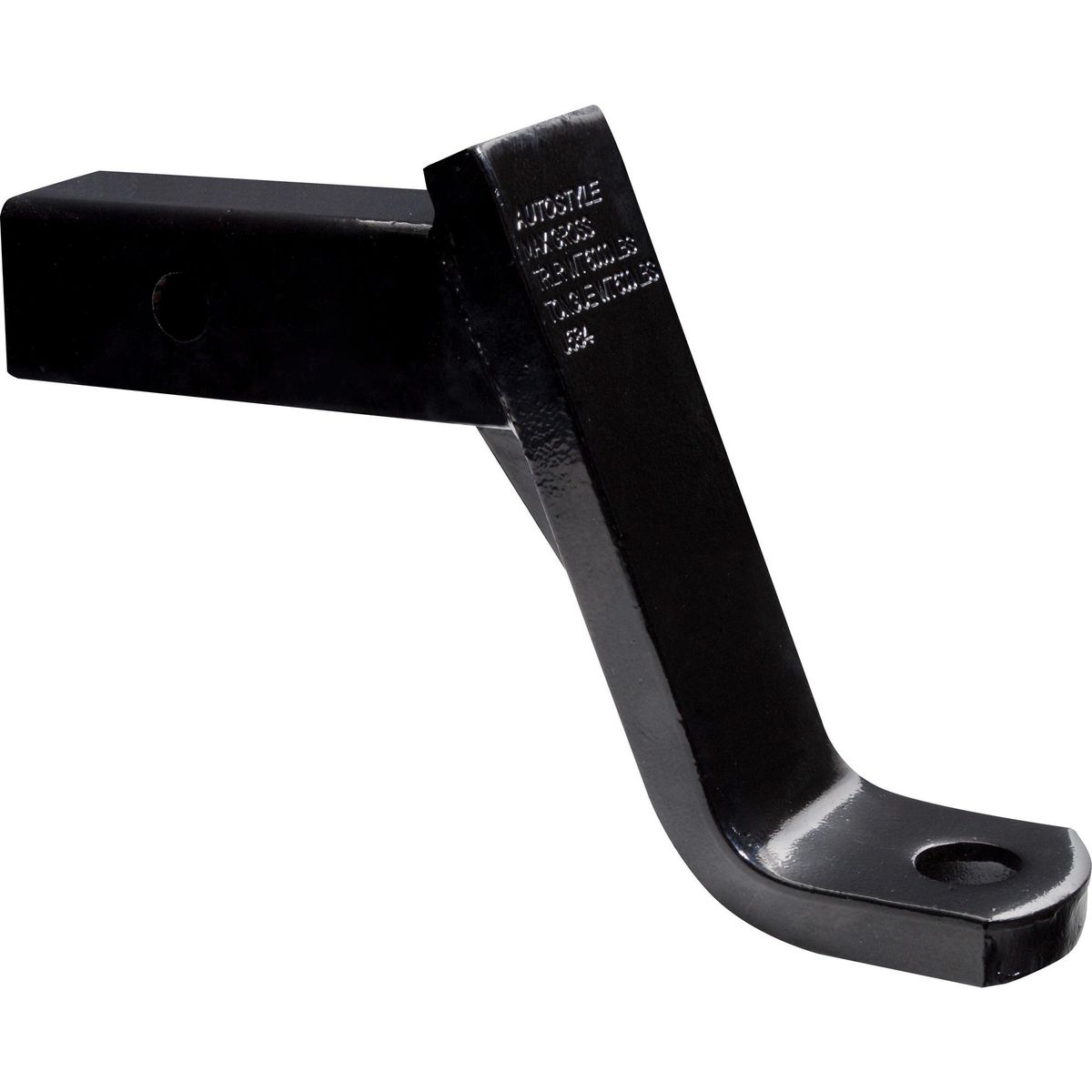 AUTOSTYLE - Montaje para coco acero 25,4x15 cm negro