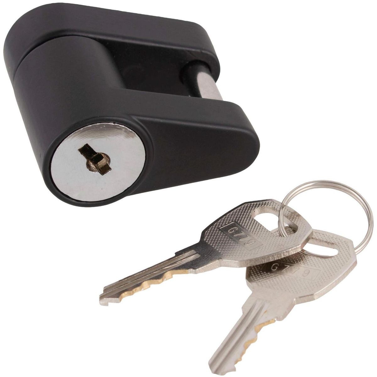 AUTOSTYLE - Cerradura acero 98x23 cm plateado