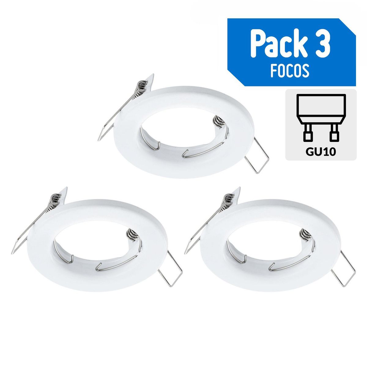 BP ILUMINACION - Pack de focos fijos 50 W