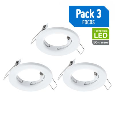 Imagen 2 del producto Pack de focos fijos 50 W