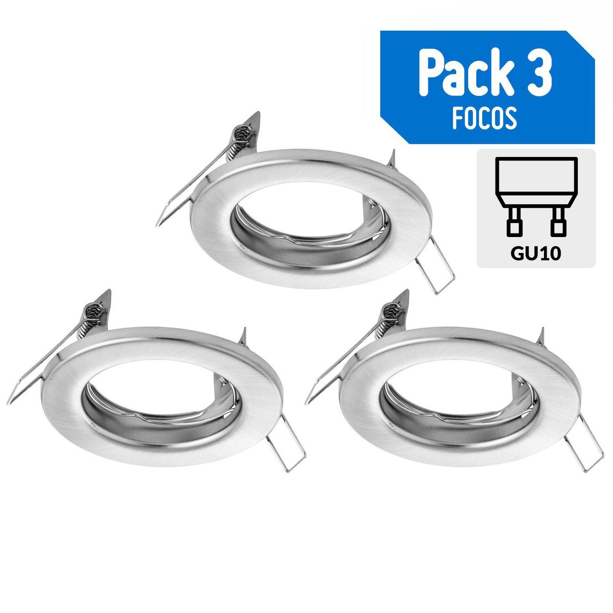 BP ILUMINACION - Pack de focos fijos 50 W