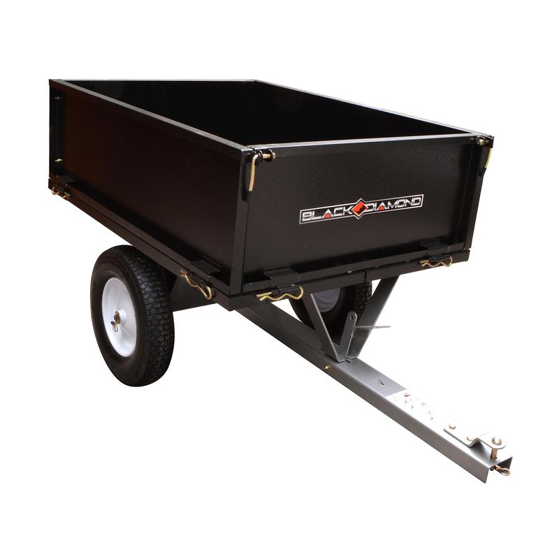 BLACK DIAMOND - Carro arrastre para tractor 45x108x27 cm