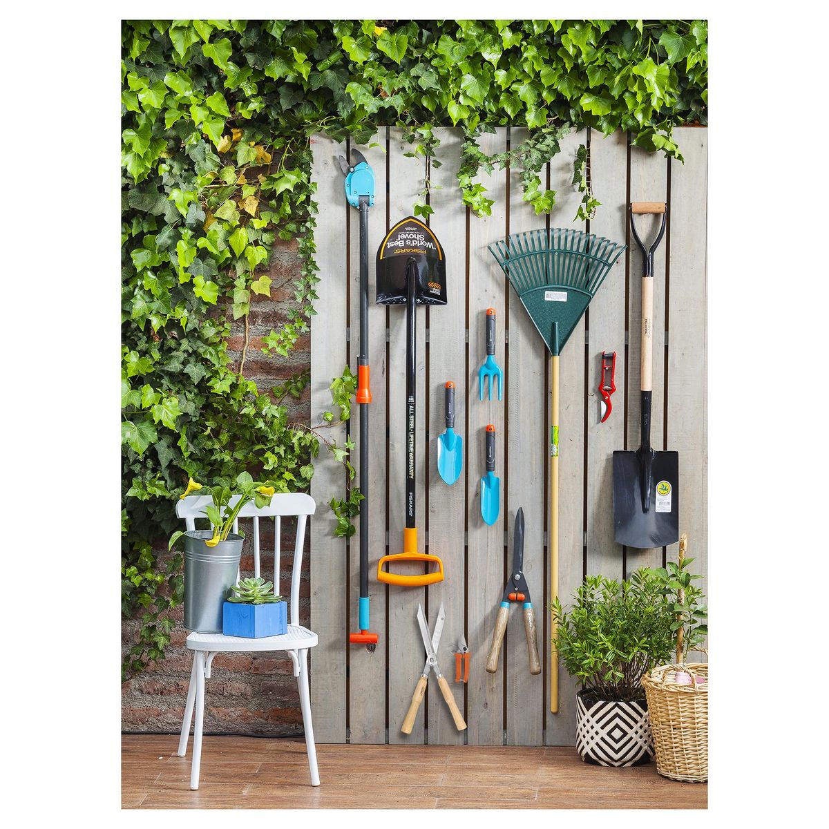 GARDENA - Podador de altura 160 cm de aluminio negro