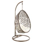 Silla colgante de terraza ratán pe café