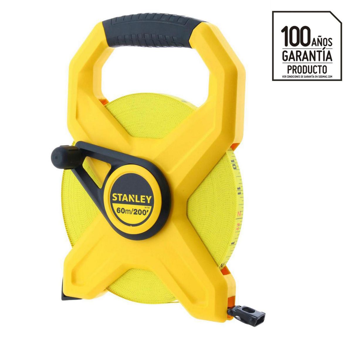 STANLEY - Huincha de medir 60 metros fibra de vidrio