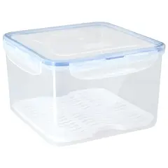 JUST HOME COLLECTION - Contenedor de Alimentos 3,7 LtsPlástico 20,2x20,2x12,8 cm