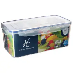 JUST HOME COLLECTION - Contenedor de alimentos divisiones plástico 3,4litros 29,3x14,9x11,7cm