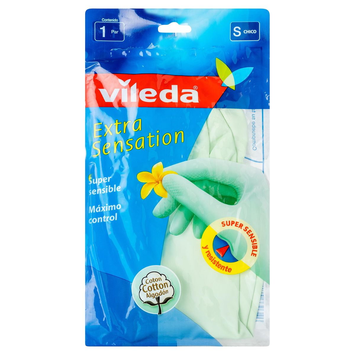 VILEDA - Guantes extra sensation S