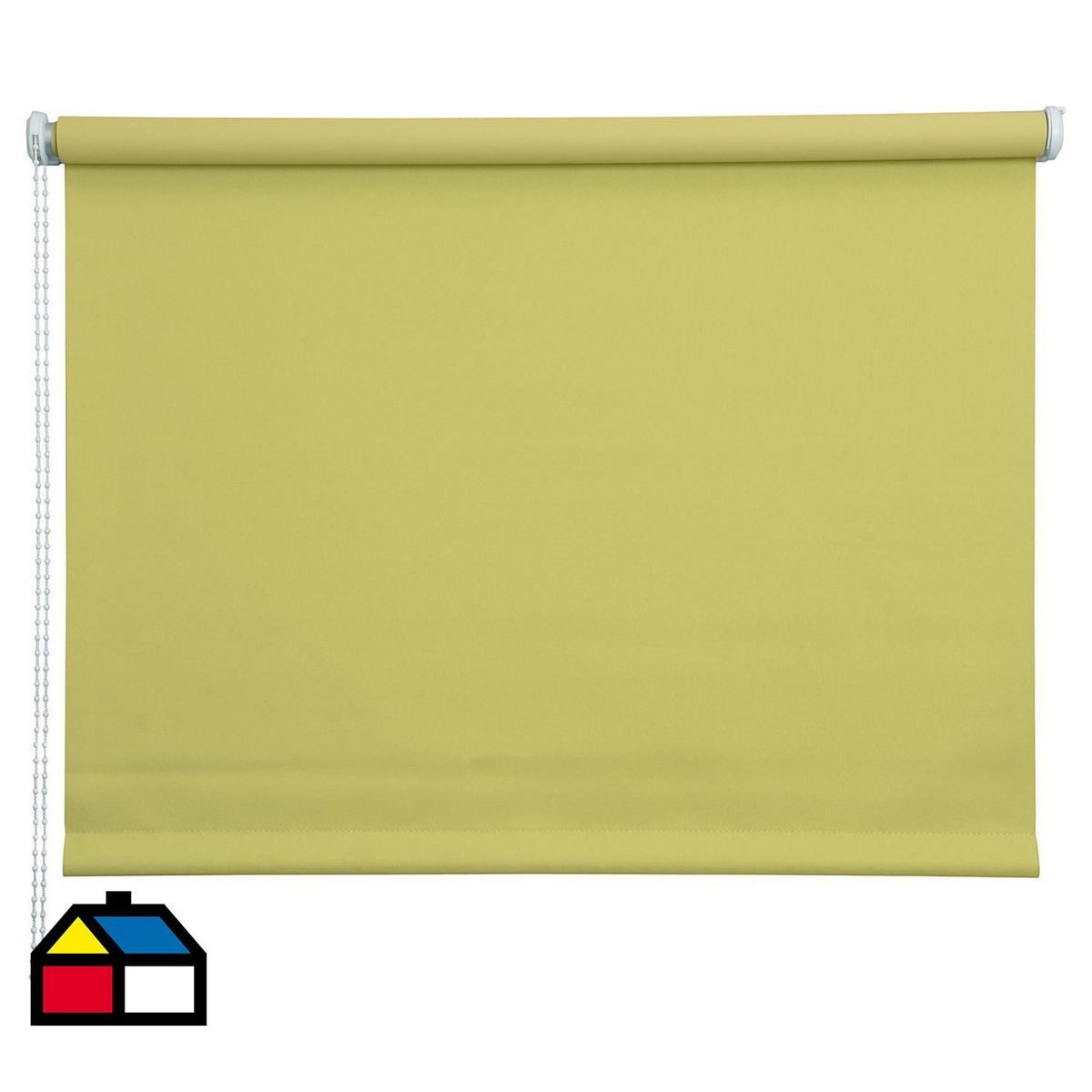 MASHINI - Cortina Roller Black Out Poliéster Verde