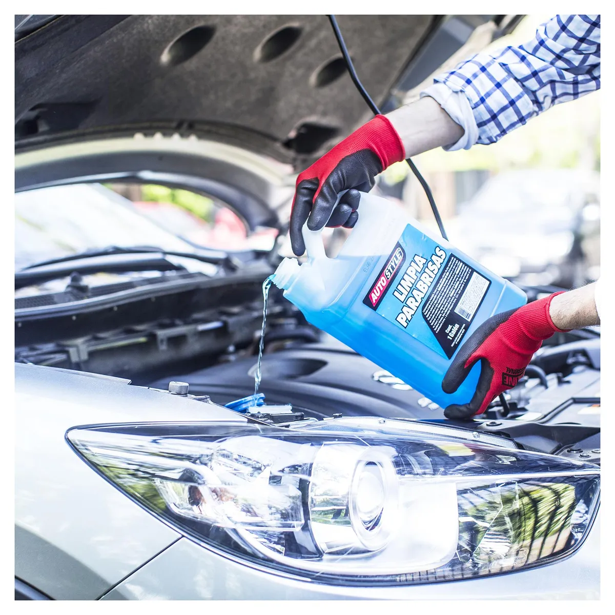 AUTOSTYLE - Limpiaparabrisas Autostyle 3.785 L para Automóvil Vidrios y Espejos