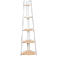 Estante Madera 5 Nivel(es) 36x170x36 cm Blanco