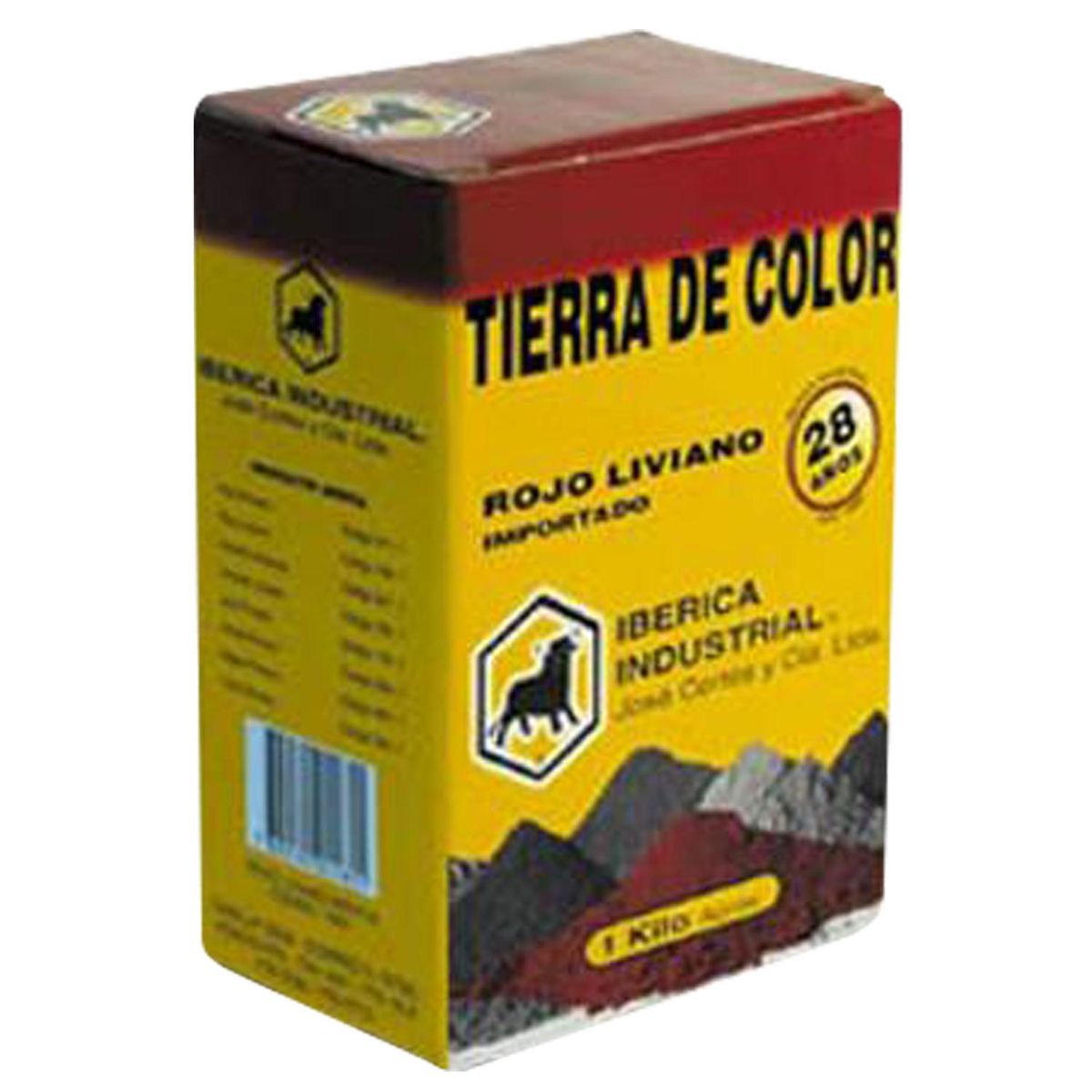 IBERICA - Tierra Colorante Roja 1 Kg Para Cemento Y Cal