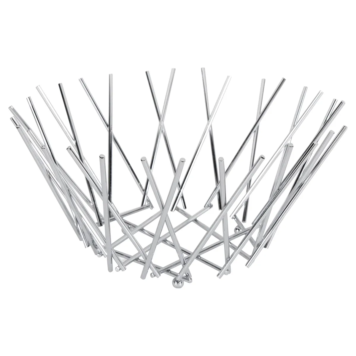 JUST HOME COLLECTION - Frutera Cromado Just Home Collection 40x40x30 cm Organizador