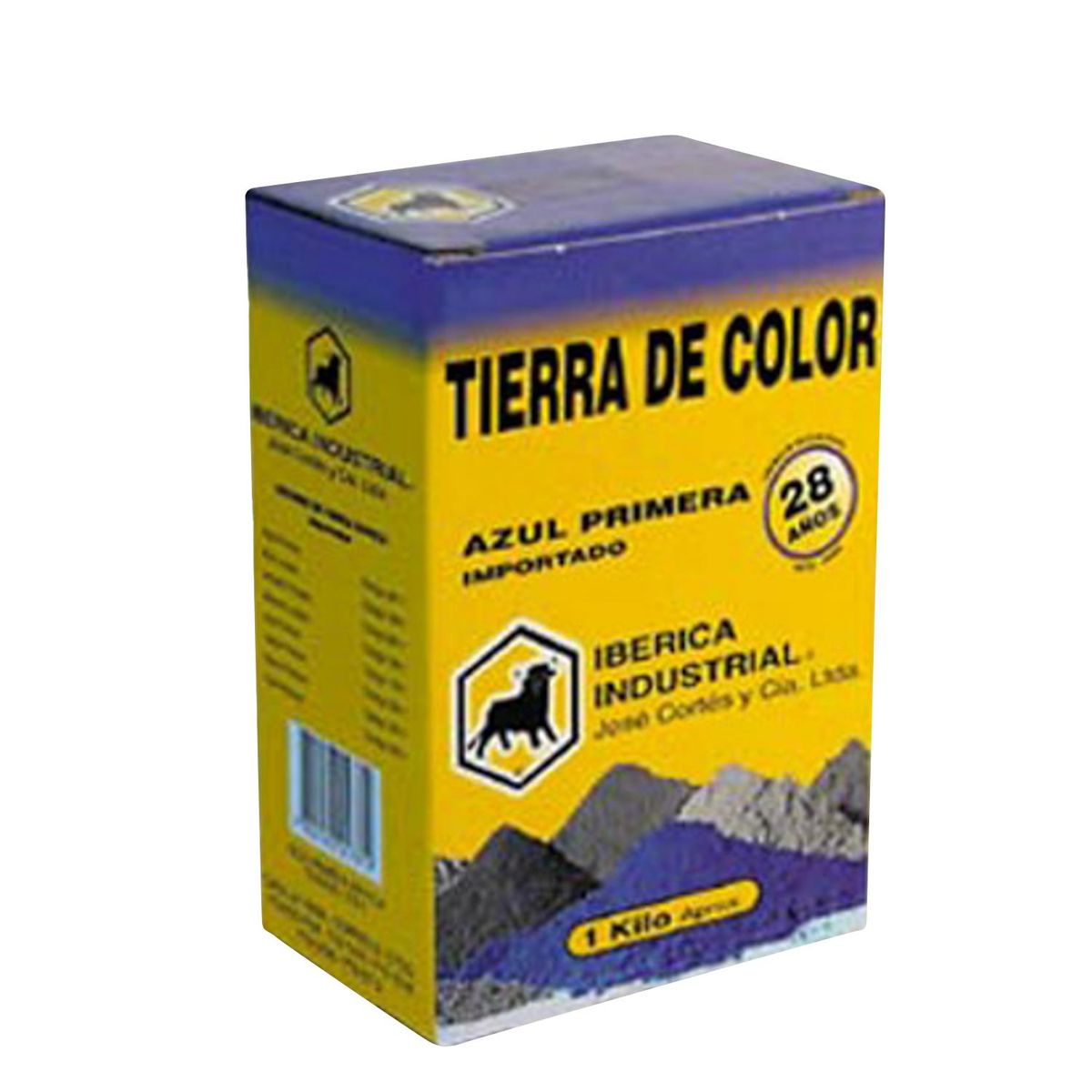 IBERICA - Tierra De Coloración Azul Para Cemento Cal Y Aceite 1 Kg