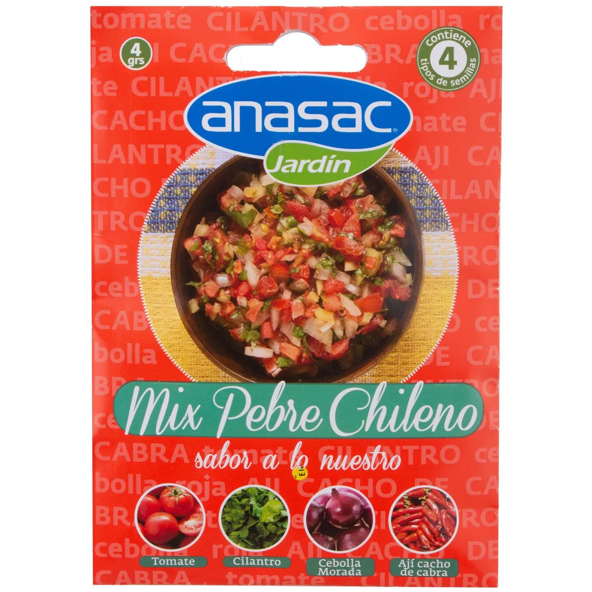 ANASAC - Mix Semillas Pebre Chileno 3 gr Sachet