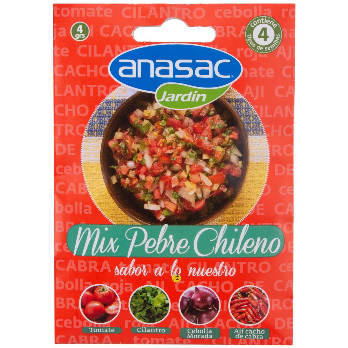 ANASAC - Mix Semillas Pebre Chileno 3 gr Sachet