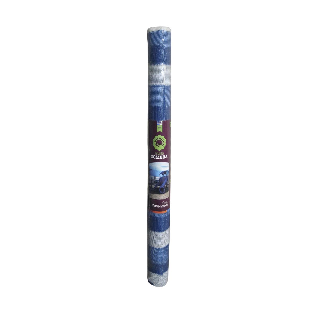 MARIENBERG - Rollo raschel 80% 5x2,10 m azul/blanco
