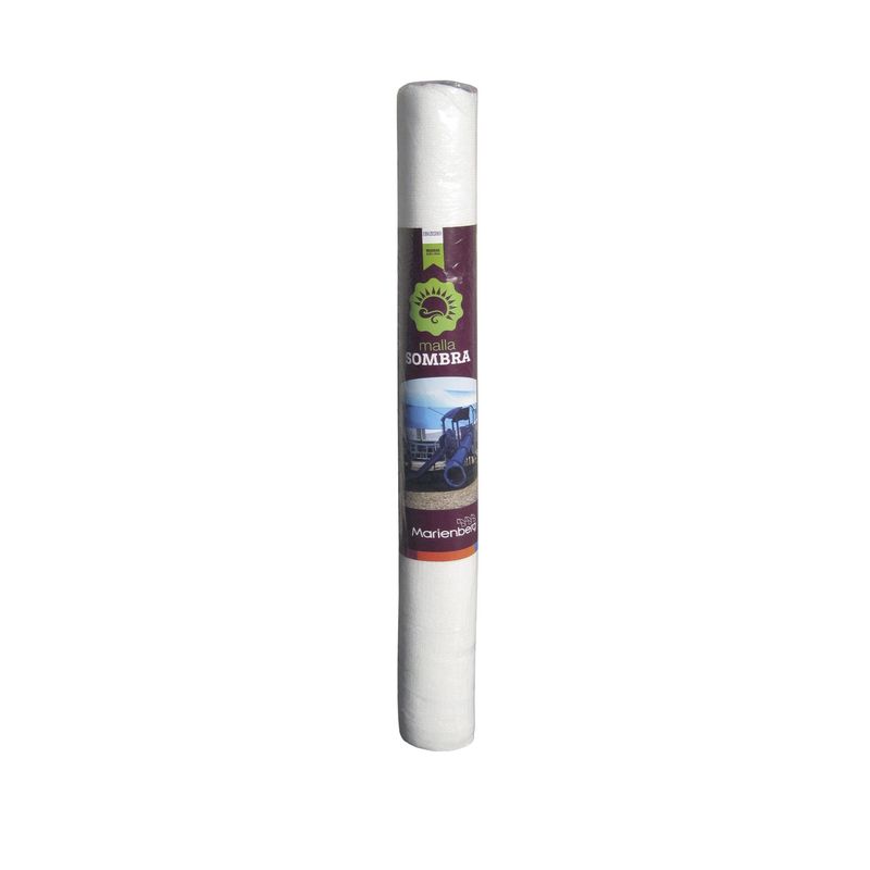MARIENBERG - Rollo raschel 80% 10x2,10 m blanco
