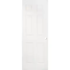 MULTIMARCA - Puerta Sinfonía HDF con 6 Paneles con Perforación Blanco Prepintada