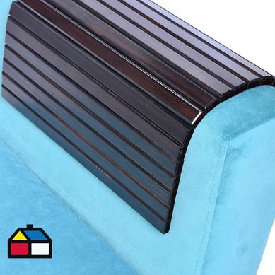 Esterilla para silln madera Caf 34x40 cm