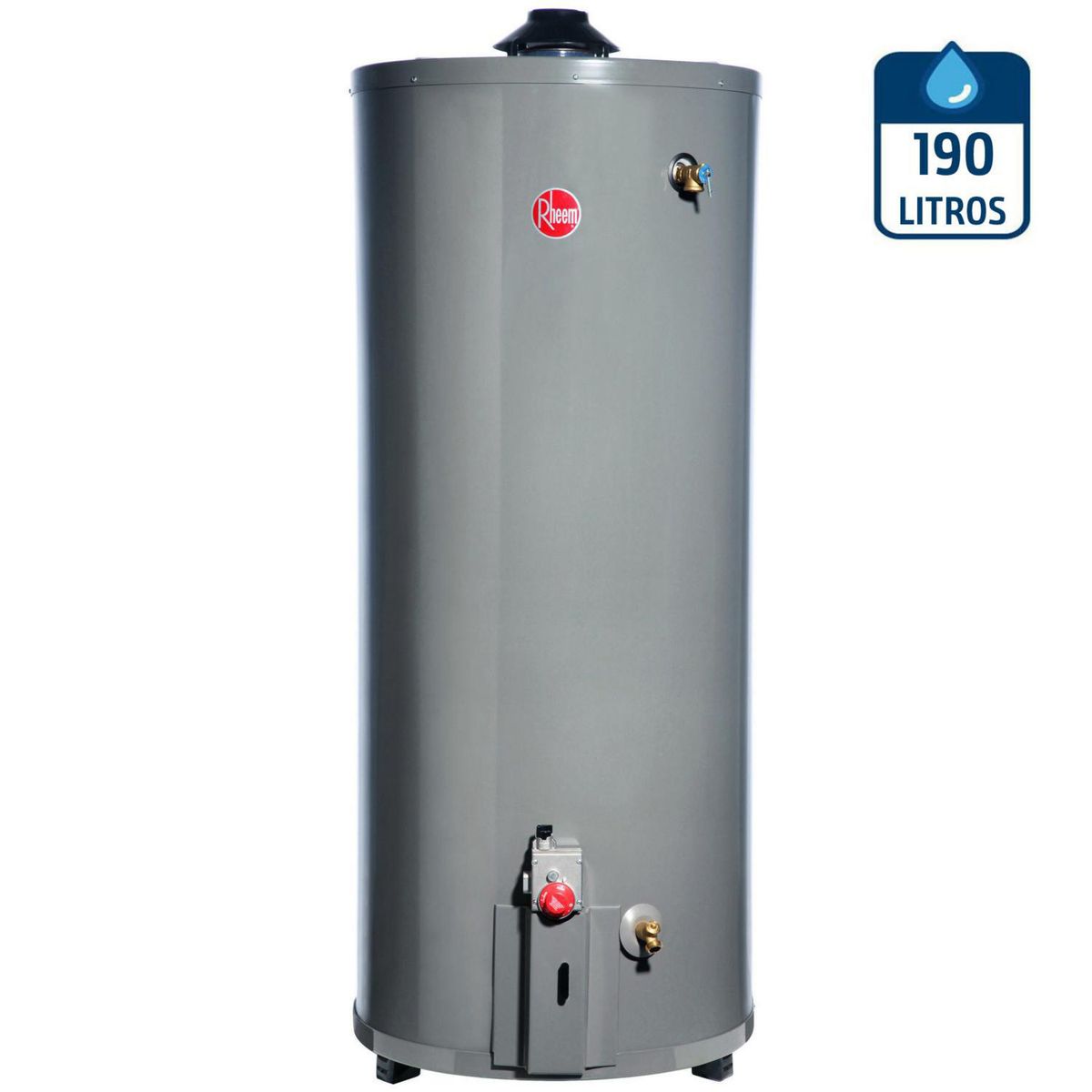 RHEEM - Termo Gas Natural 190 Litros 5400 W de Piso