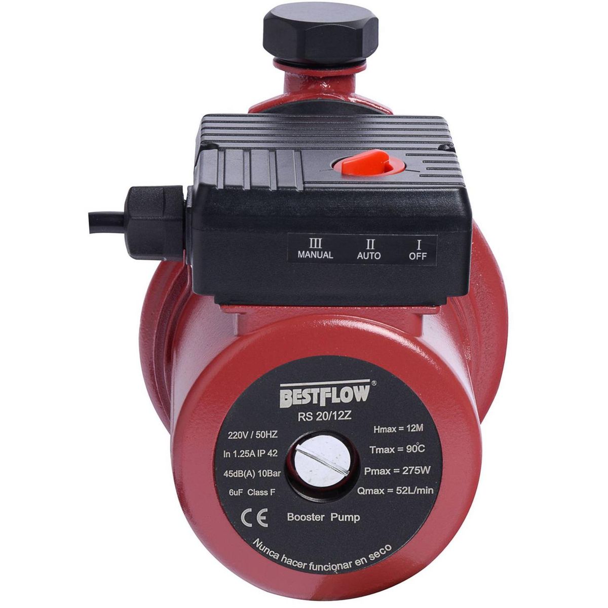 BESTFLOW - Electrobomba Recirculadora 3/4"  0.36 HP 48 l/min