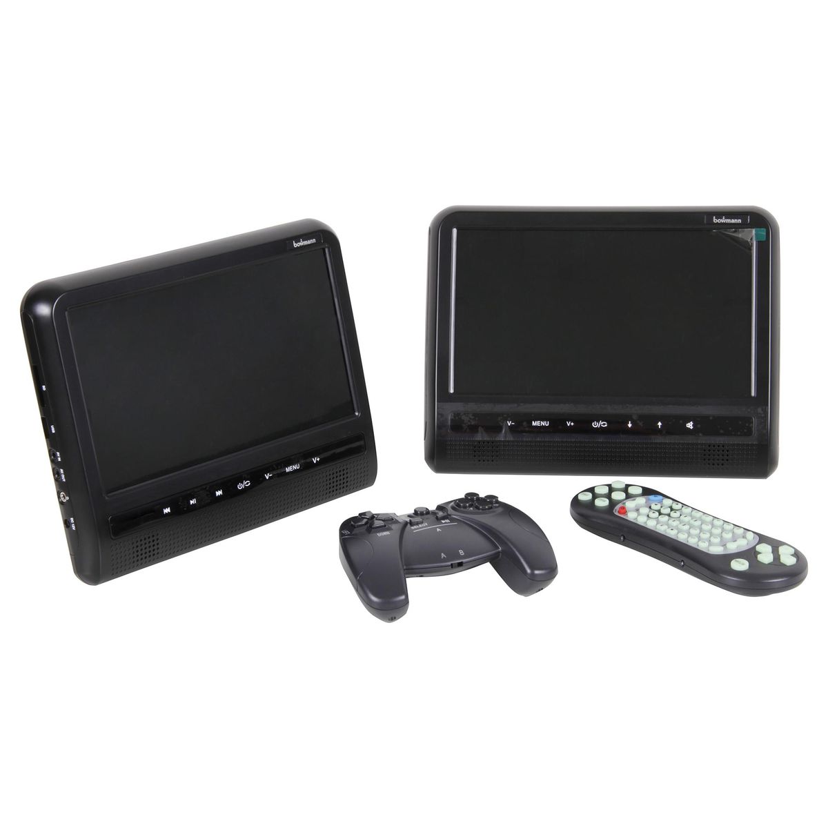 BOWMANN - Set de cabeceras con monitores 9" 2 unidades