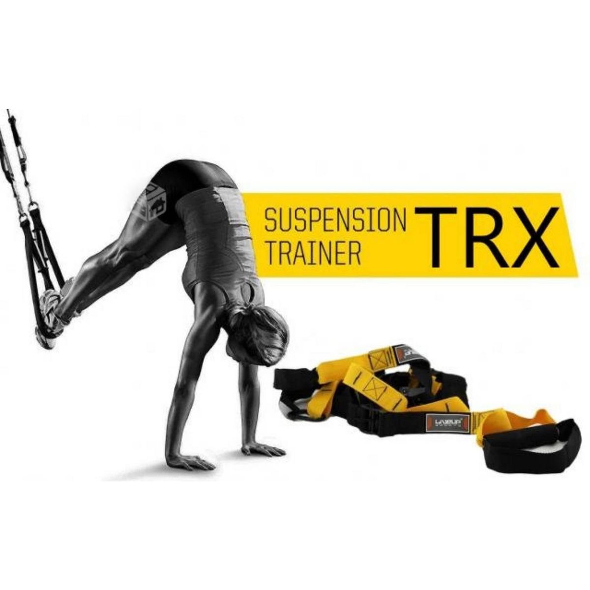 LIVEUP - Banda de suspensión TRX amarillo