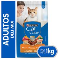 Alimento Seco para Gato Adulto Carne/Pollo/Pescado 1 kg