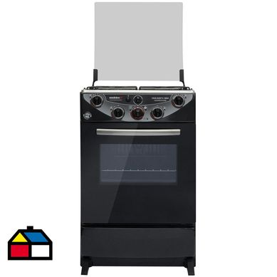 Cocina a Gas 4 Platos Negro/gris CH-9500