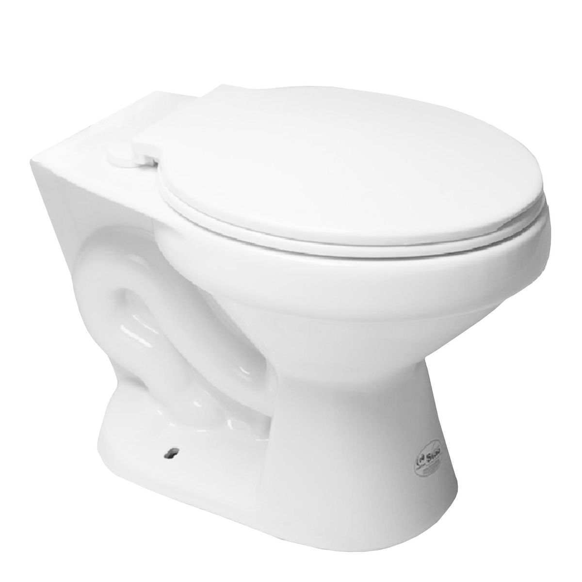 FANALOZA - Sanitario Two piece a Piso 30,5 cm 6 Litros Verona Premium Blanco