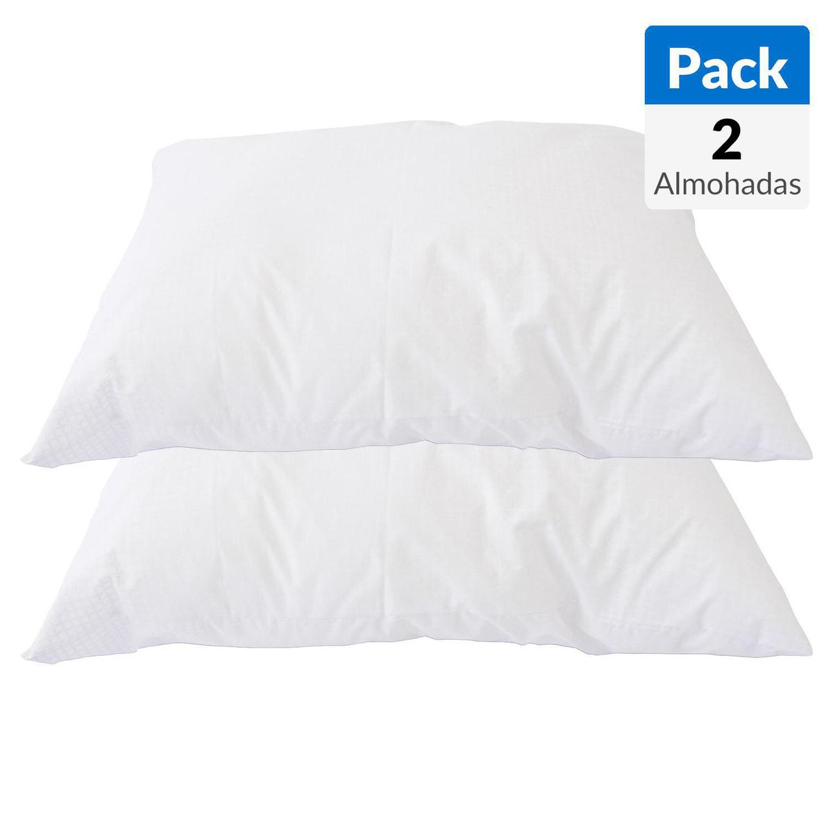 Pack de 2 Almohadas Ligth de Fibra sintética para Dormir 45x65 cm, marca ILUSSIONS - Foto Principal
