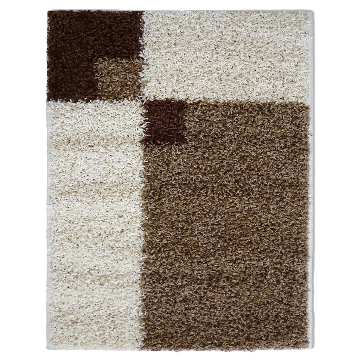  - Bajada de Cama Shaggy 66x110 cm Polipropileno Café