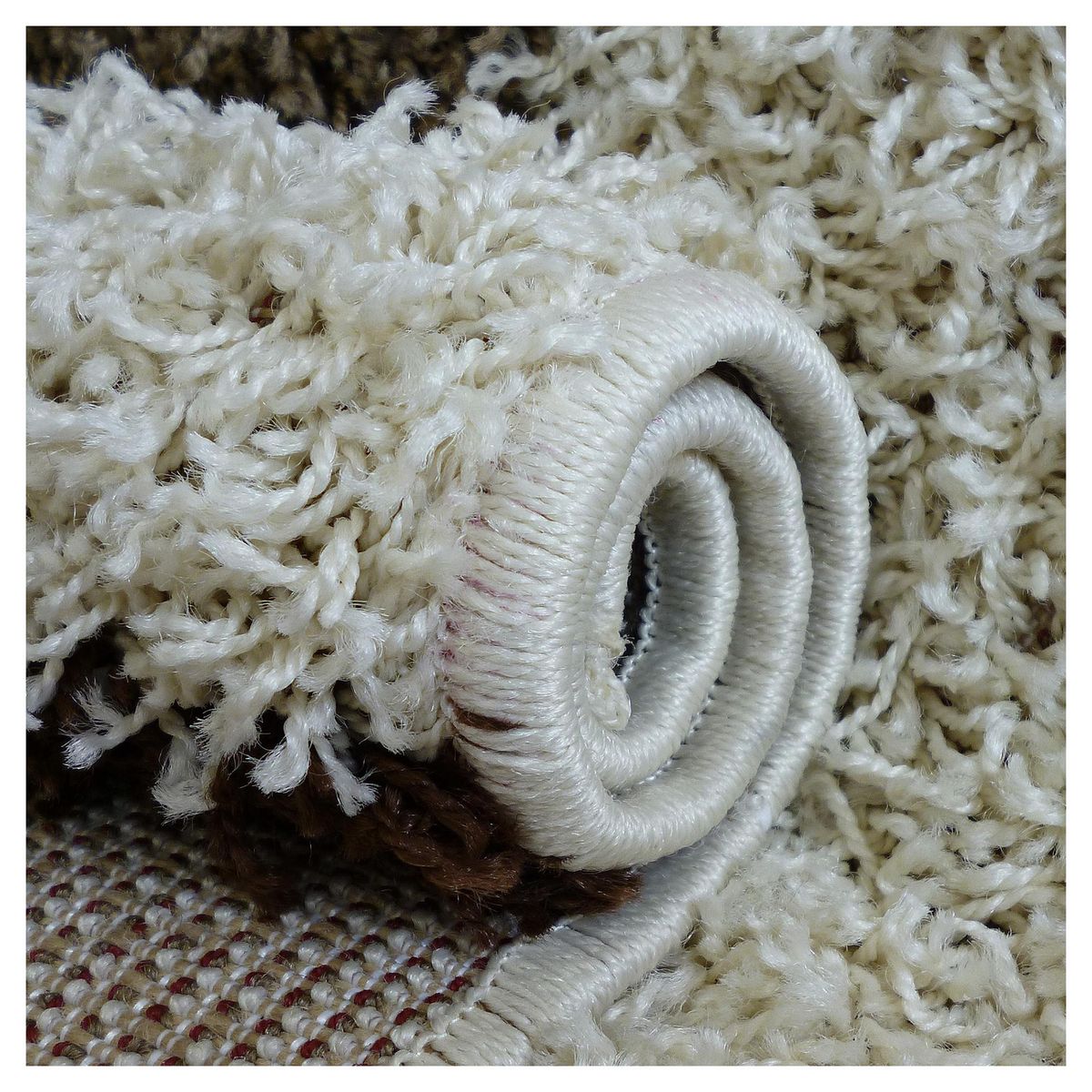  - Bajada de Cama Shaggy 66x110 cm Polipropileno Café