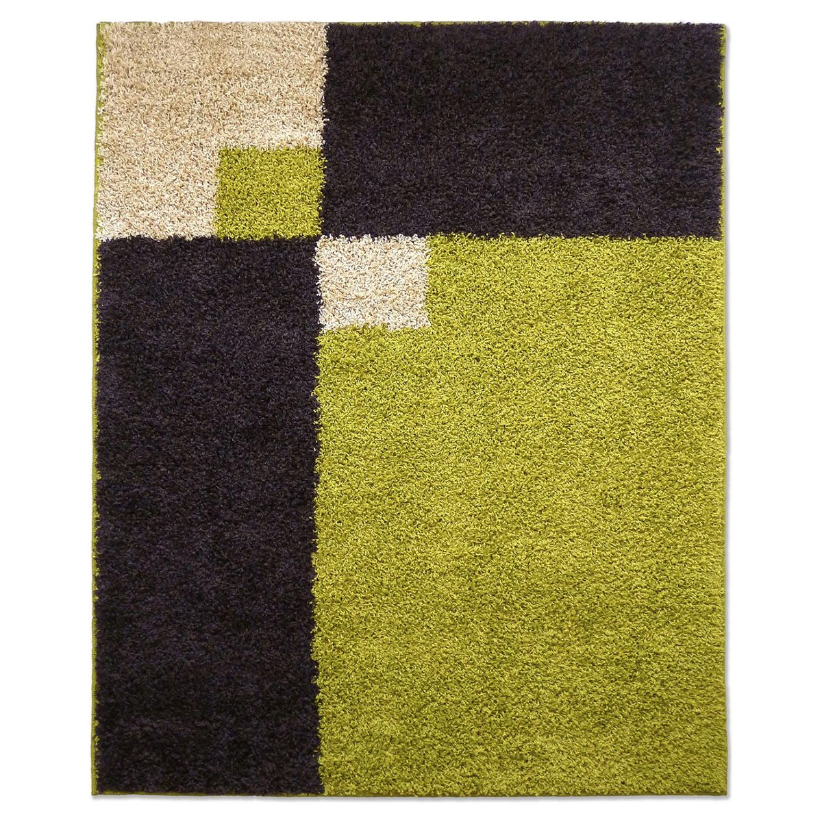 IDETEX - Alfombra Shaggy 133x180 cm Polipropileno Verde
