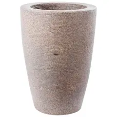 JUST HOME COLLECTION - Macetero Grafiato de Plástico 34x48 cm Granito