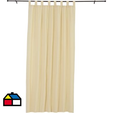 Cortina tela 145x230cm Drill ocre