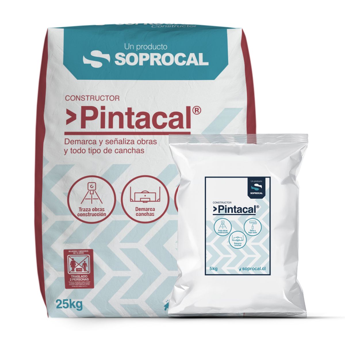 SOPROCAL - Pintacal Para Pintar 25 kg Saco