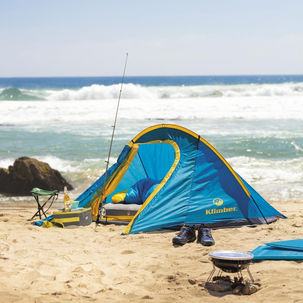 KLIMBER -  Vesubio 2 Personas Azul/amarillo