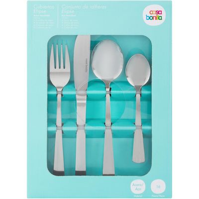 Imagen 2 del producto Set 16 Cubiertos Acero Inoxidable 4 Personas