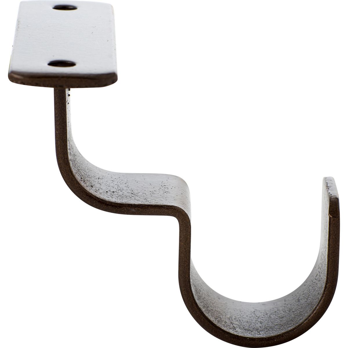 JUST HOME COLLECTION - Set de soportes para barra de cortina 32 mm 2 unidades óxido