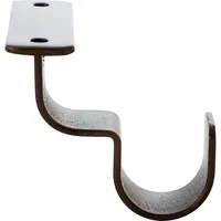 Set De Soportes Para Barra De Cortina 32 Mm 2 Unidades Óxido