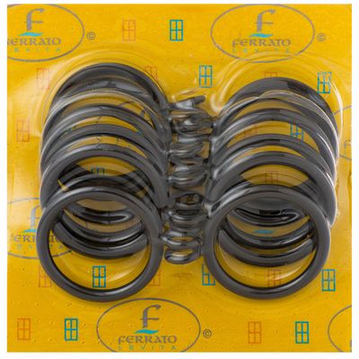 Imagen 2 del producto Set De Argollas Para Cortina 32 Mm 12 Unidades Óxido