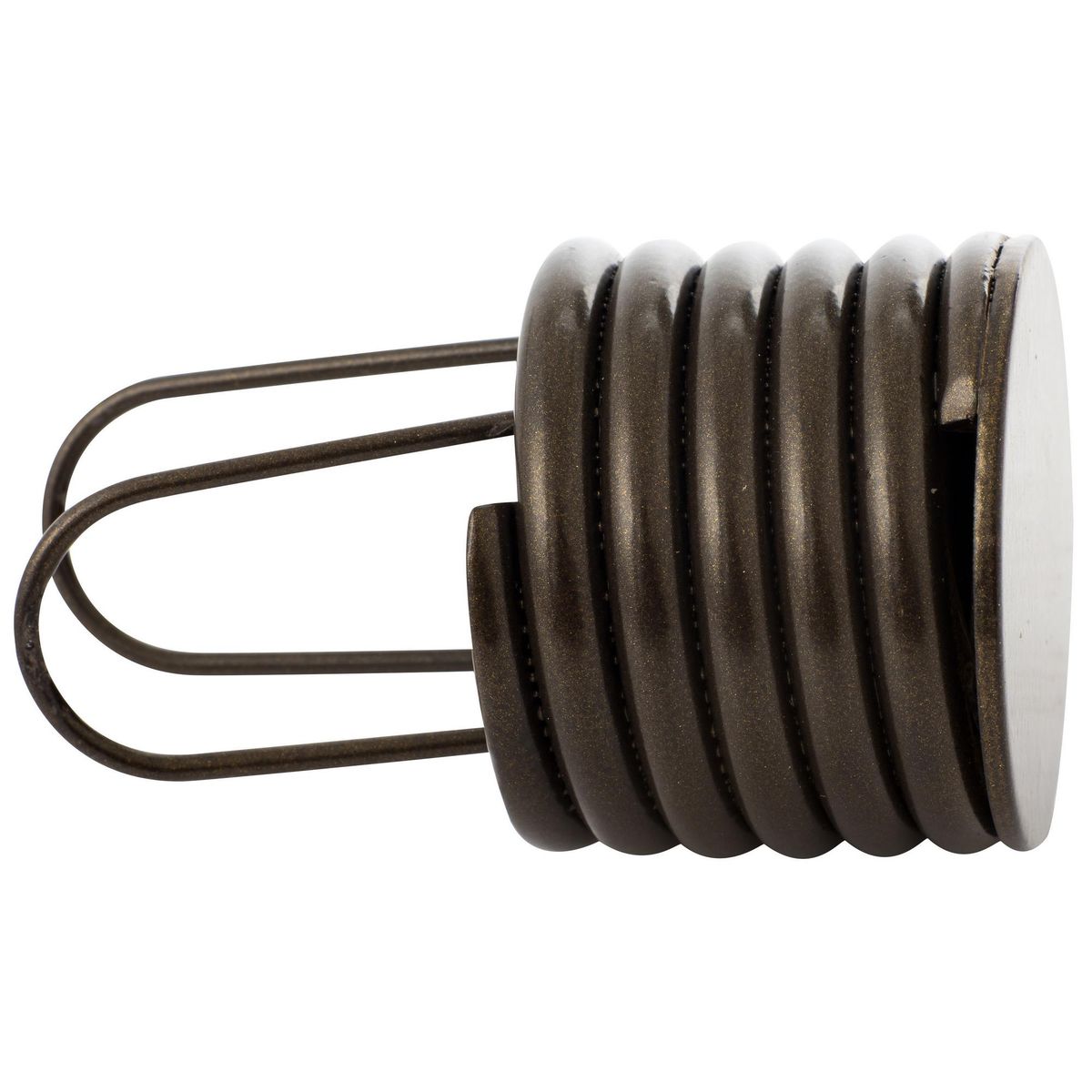 JUST HOME COLLECTION - Set de terminales para barra de cortina 32 mm 2 unidades óxido